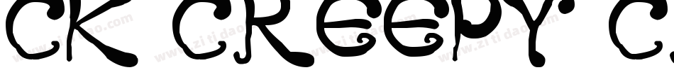 CK Creepy Crawlies字体转换